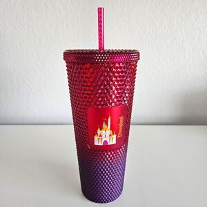 NWOT Disney Parks 50th Anniversary Disneyland Starbuck Travel Tumbler Ombre 24oz